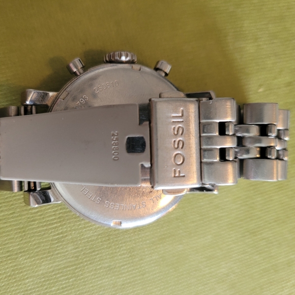 Fossil Women's ES-1793 Boyfriend Watch Chronograph - Picture 5 of 14